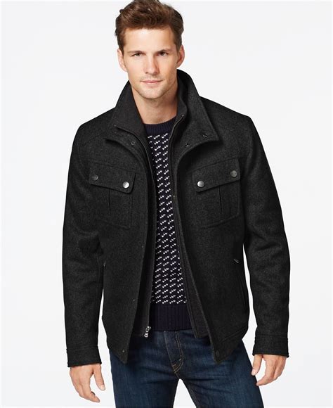 michael kors men's orange jacket|michael kors men's jacket fleece.